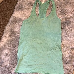 Lululemon swiftly tank light green